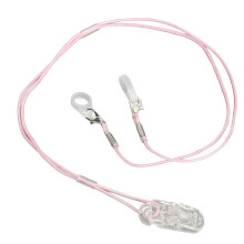 Hörgerätehalter Pink Nylon Lanyard Binaural