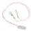 Hörgerätehalter Pink Nylon Lanyard Binaural 1