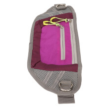 Hundeleckerli-Trainingsbeutel aus Nylon, reflektierend, lila