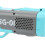 Hellblaue tragbare Blasenmaschine - 4 AA-Batterien 11