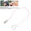 Hörgerätehalter Pink Nylon Lanyard Binaural 3