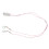 Hörgerätehalter Pink Nylon Lanyard Binaural 13
