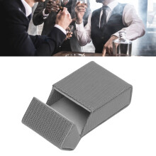 Lizard PU-Leder Boxhalter 55 g 10x3x6 cm Grau
