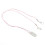 Hörgerätehalter Pink Nylon Lanyard Binaural 12