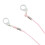 Hörgerätehalter Pink Nylon Lanyard Binaural 4