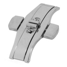 Stainless Steel Watch Band with Quick Release Folding Buckle 22mm