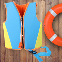 Children's Neoprene Swim Jacket M Size Blue Swim Vest for Kids