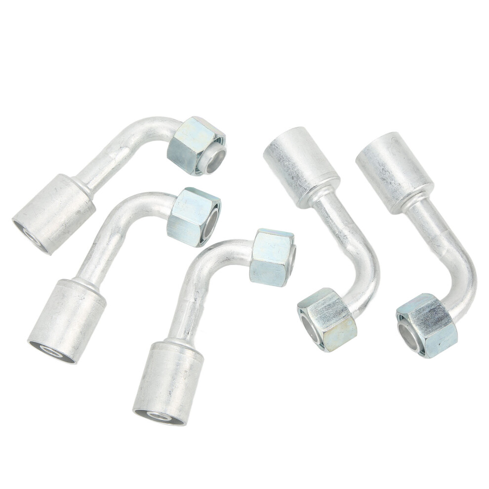 10 Pcs 5/8In 90 Degree Beadlock Ac Hose Fittings For Cars & Trucks 8491363558154