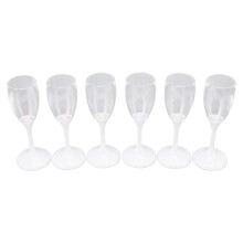 6Pcs LED Wine Glasses with 6-Color Lighting, 220mAh Battery