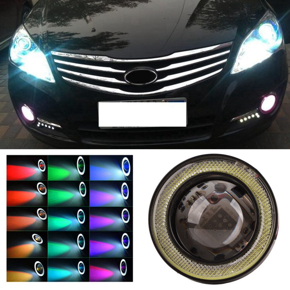 Remote Control 30W Rgb Led Fog S 3.0" With Angel Eye Cob Light 4251363557427