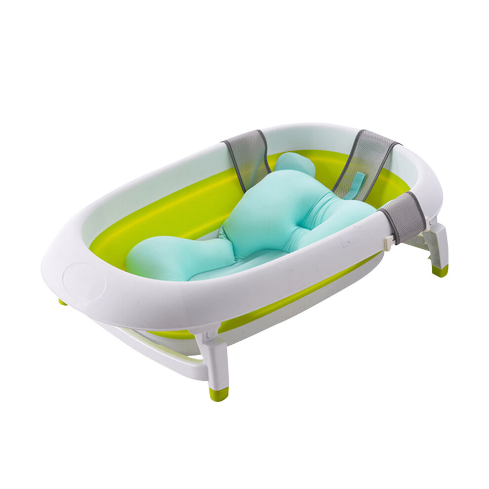 Hands-Free Baby Bathtub Pad Floating Net Support for Newborns