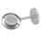 Vintage Retro Plastic Microphone Prop Model for Photography - Silver 10