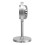 Vintage Retro Plastic Microphone Prop Model for Photography - Silver 9