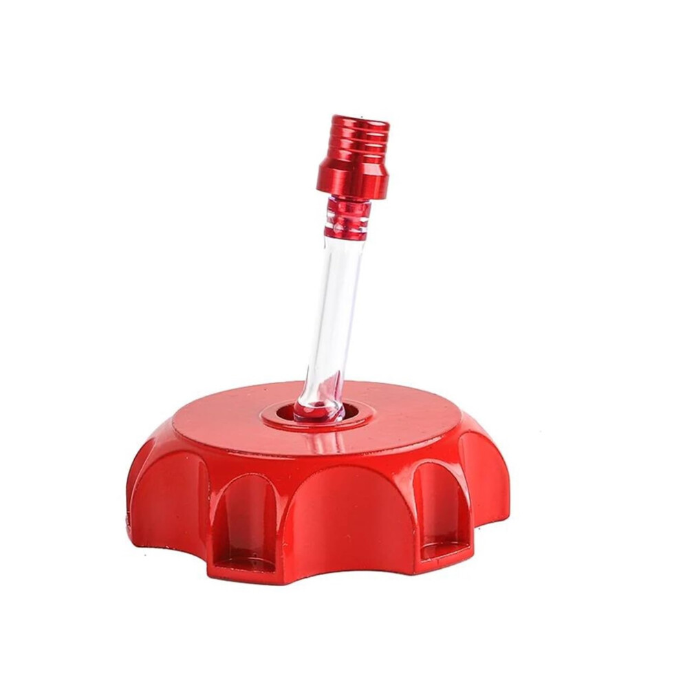 Motorcycle Gas Cap 50Mm Breather Vent Fuel Tank Cap For Yamaha Motocross Atv Dirt Bike Red 9323874084374