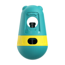 Jouet de distribution de friandises pour chien, balle qui-Vert