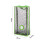 Hanging Reusable Mesh Storage Bag, PVC, Green, Size L 1