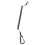 Fishing Lanyard Rope 1.5m - Elastic Safety Spring Coiled Keychain 1