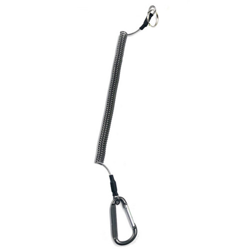 Fishing Lanyard Rope 1.5m - Elastic Safety Spring Coiled Keychain