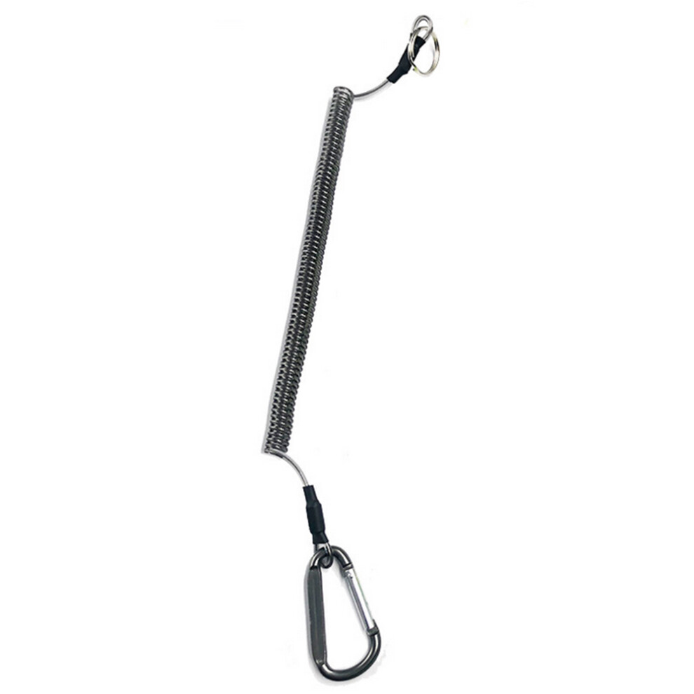 Fishing Lanyard Rope 1.5M - Elastic Safety Spring Coiled Keychain 4271363562740
