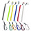 Fishing Lanyard Rope 1.5m - Elastic Safety Spring Coiled Keychain 12