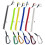 Fishing Lanyard Rope 1.5m - Elastic Safety Spring Coiled Keychain 14