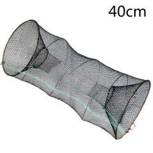 High Strength 40cm Diameter Lightweight Flexible Spring Fishing Net Cage
