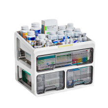 Accessoire de support d'organisateurs de maquillage-Deux couches
