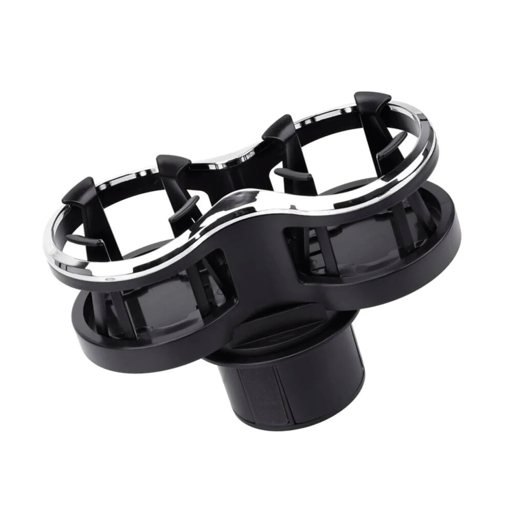 Car Cup Holder Dual Drinking Bottle Holder Glasses Phone Organizer Tea Cup Stand Bracket Universal Fit For Most Vehicles 9323874085098