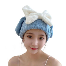 Weicher, elastischer Haarturban für Damen und-Edelsteinblau