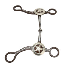 Durable Handcrafted Bronze Horse Snaffle Bit - Safe and Stylish