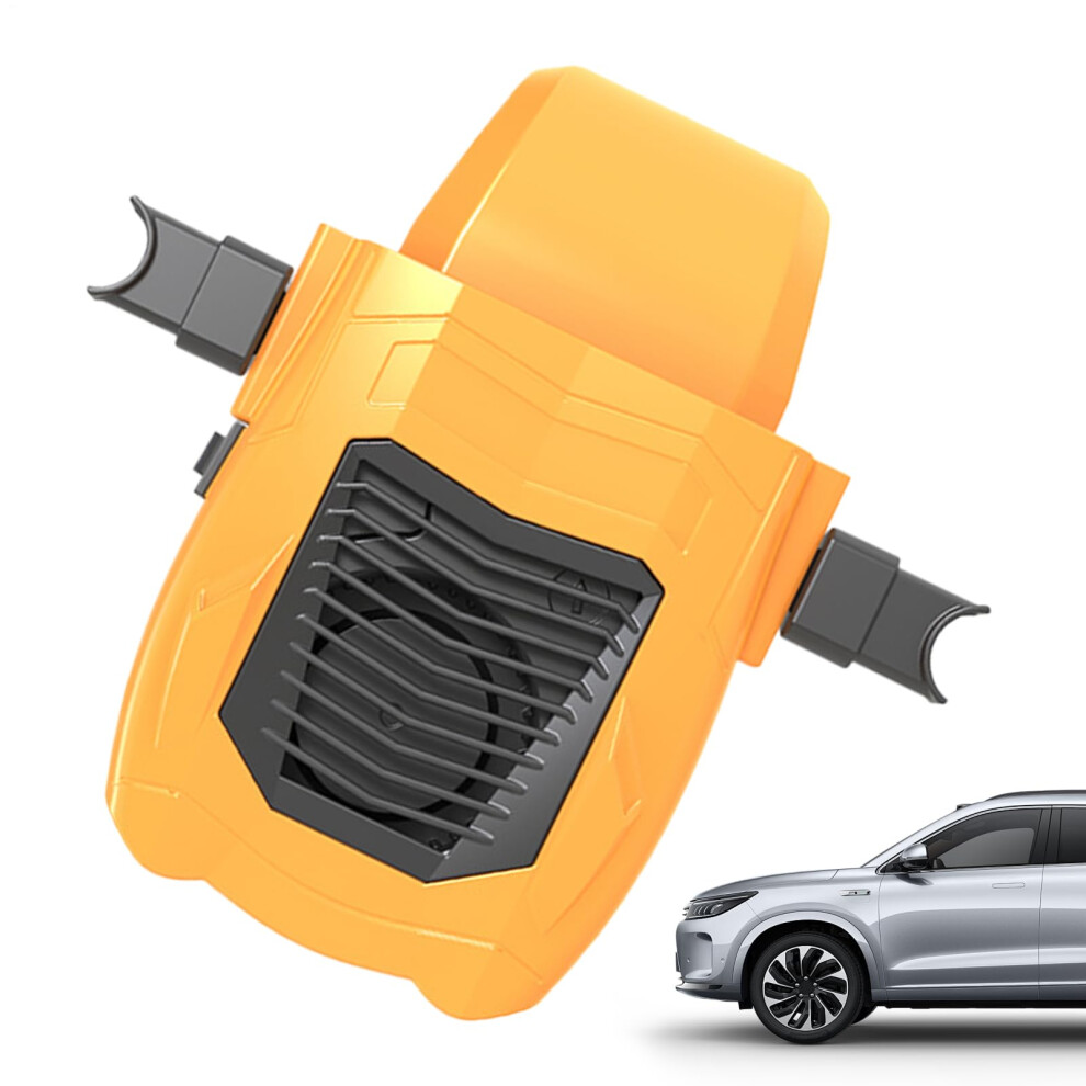 Portable Car Heater 12V Fast Defogger Fan Plug In Window Defroster For Suv Rv Tractor Trailer Automotive Yellow 9339159350638