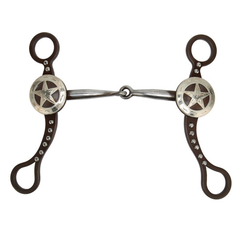 Durable Handcrafted Bronze Horse Snaffle Bit - Safe and Stylish 1