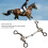 Durable Handcrafted Bronze Horse Snaffle Bit - Safe and Stylish 12