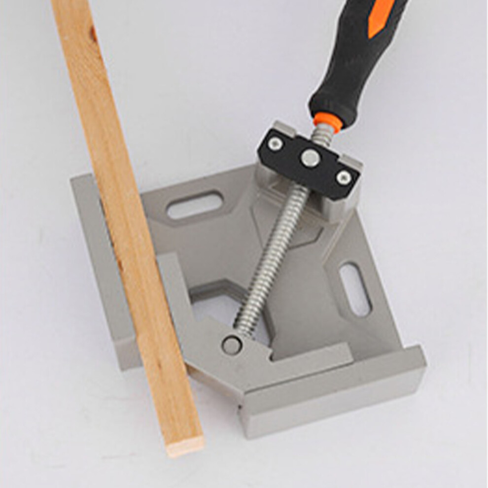 Aluminum Steel Anti-Slip Right Angle Clamp For Woodworking, Adjustable 4971363566372
