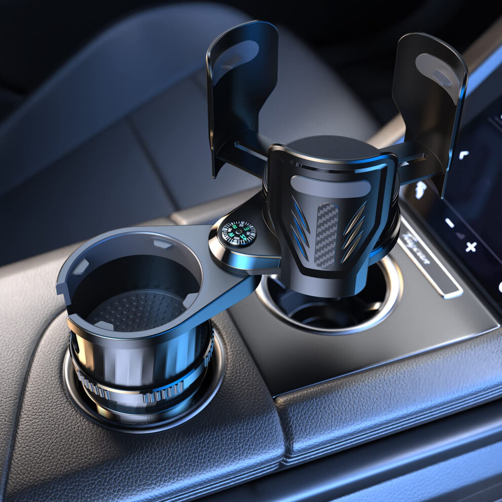 Car Cup Holder For Audi Q2 Q3 Q4 Etron Q5 Q7 Q8 8U Expander Adapter 2In1 4In1 Rotatable Abs Base 6.510Cm 9323874085845