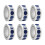 6 Rolls Red Dot Sticker Adhesive Labels Round Sticker-Blue 1