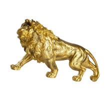 Classical Lions Statue Resins Decors Detailed Carving Living