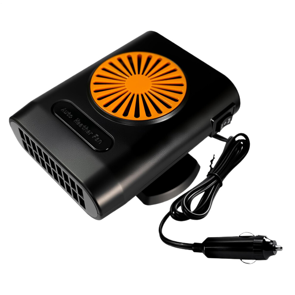 Car Heaters 12V/24V Portable Defroster For Windshield Defrosting Vehicle Interior Space Orange 9339159350935