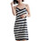 Striped Wearable Bath Towel Fast Drying Microfiber For-Black 1