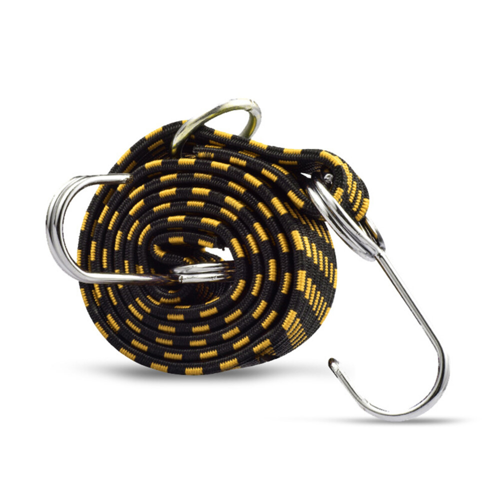 Elastics Motorcycle Strap Sturdy Bungee-1 Meter Black Yellow 7695000329010