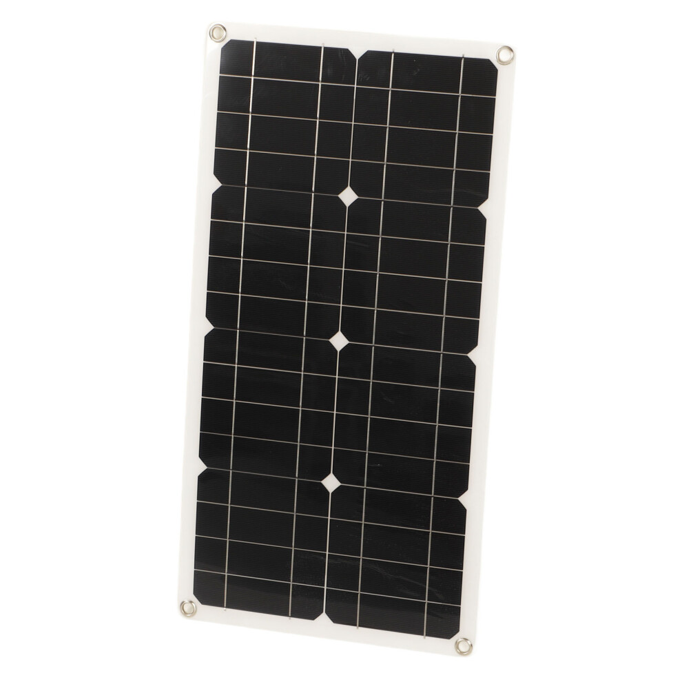 25W Waterproof Solar Panel 12V/24V With Dual Usb & Controller 4901363568885