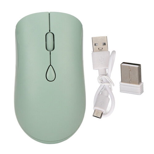 2.4G drahtlose Maus 1600DPI grün 500mAh 1