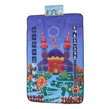 Kids Electronic Muslim Prayer Rug with 6 Languages, Blue, 43.3 x 27.6in