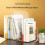 Ergonomic Acrylic Book Stand Height Adjustable and-rotatable 5