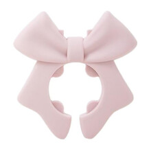 Antislip Silicones Pot Clip Holder Decorative Bowknot-Pink
