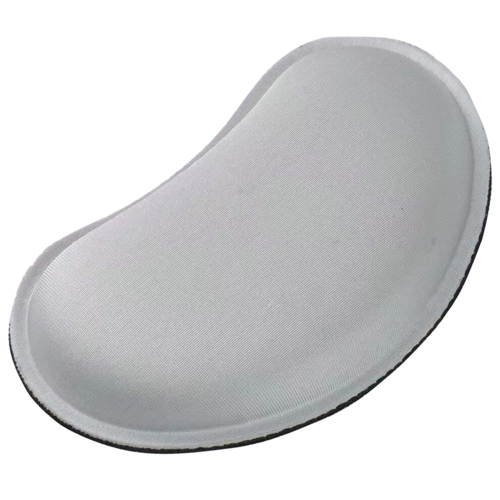 Computer Mouse Wrist Rest Cushion With Ergonomic Design- Gray 7704000190107