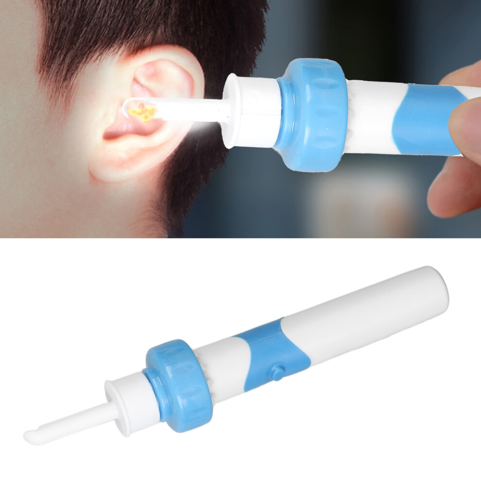 Soft Tip Electric Earwax Remover - Compact Easy to Use and Clean