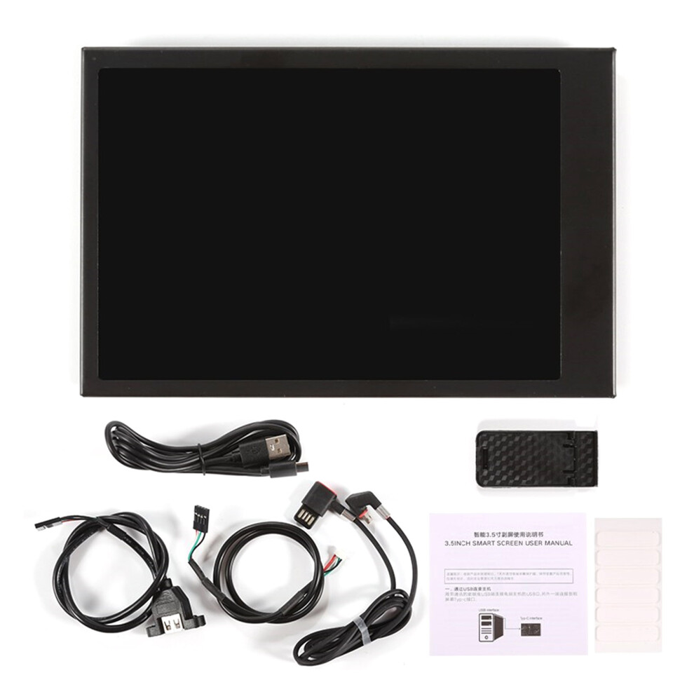 Small Usb Screen 3.5" Display Usbc Screen For Computer- Black 7704000190350