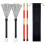 Schlagzeugbürsten-Set 40,6 cm und 32 cm Rot/Schwarz 2