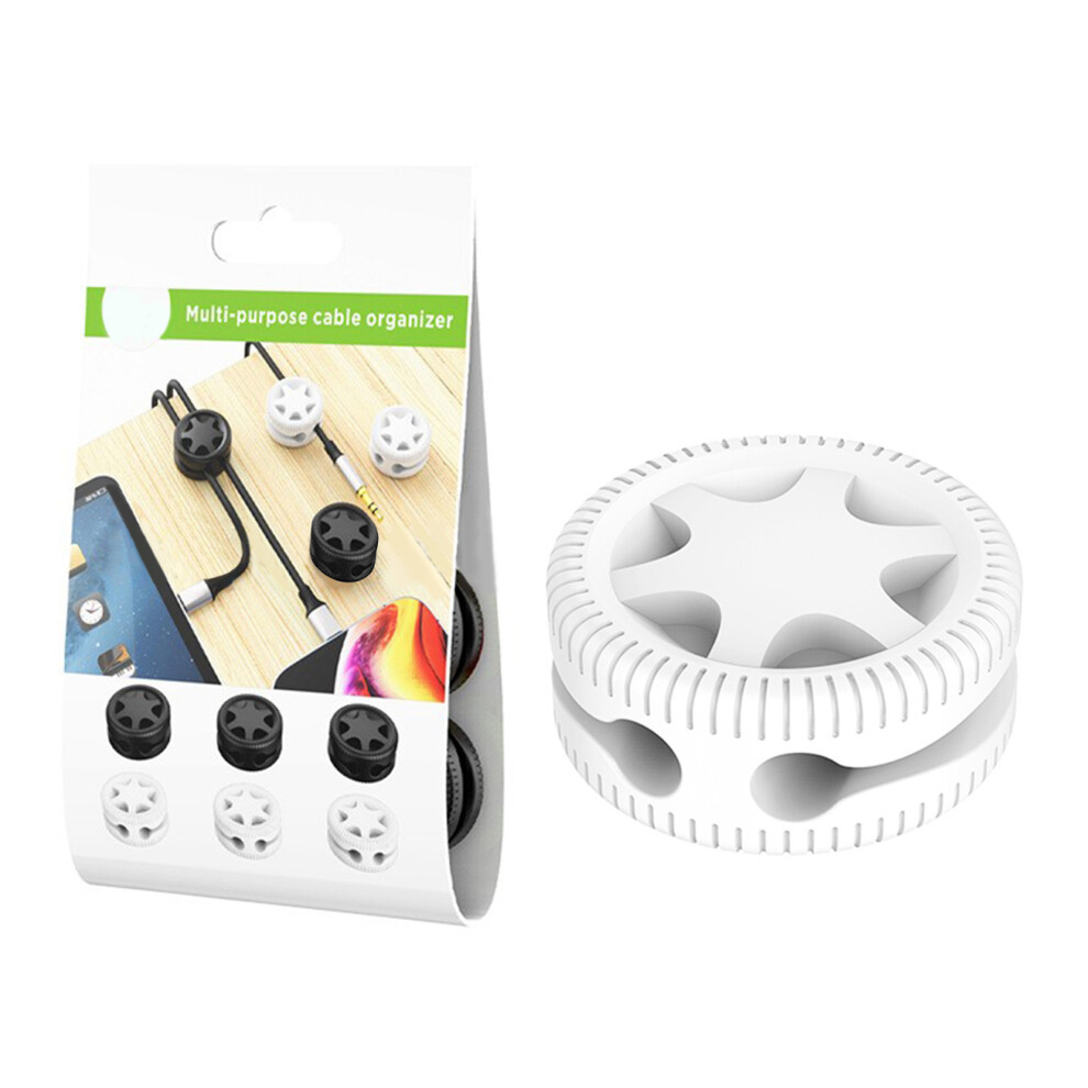 Charging Cord Organizers Portable Charger Cord Holder-White 7704000189514